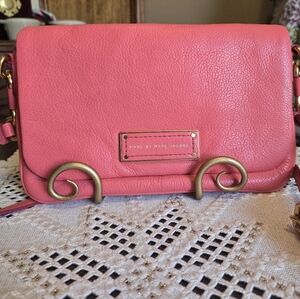 Marc by Marc Jacobs Vibrant Coral Pink Crossbody Bag